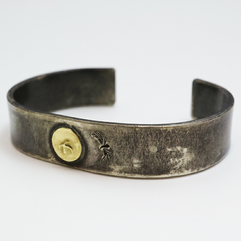 楽天市場】goro's(ゴローズ) オールド物 金メタル付平打ちバングル 毛