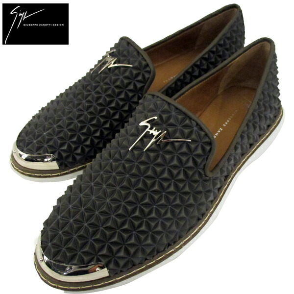 ほぼ新品ジュゼッペ ザノッティ ゴールドスタッズ黒パンプス 37.5