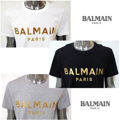 楽天市場】バルマン BALMAIN メンズ トップス Tシャツ 半袖 ロゴ