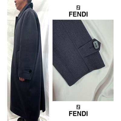 楽天市場】フェンディ FENDI コート メンズ ロングジャケット アウター