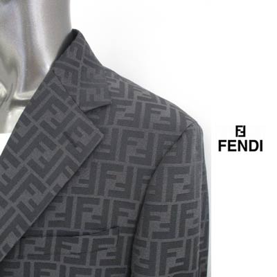 楽天市場】フェンディFENDIメンズ トップス アウター ジャケットロゴ