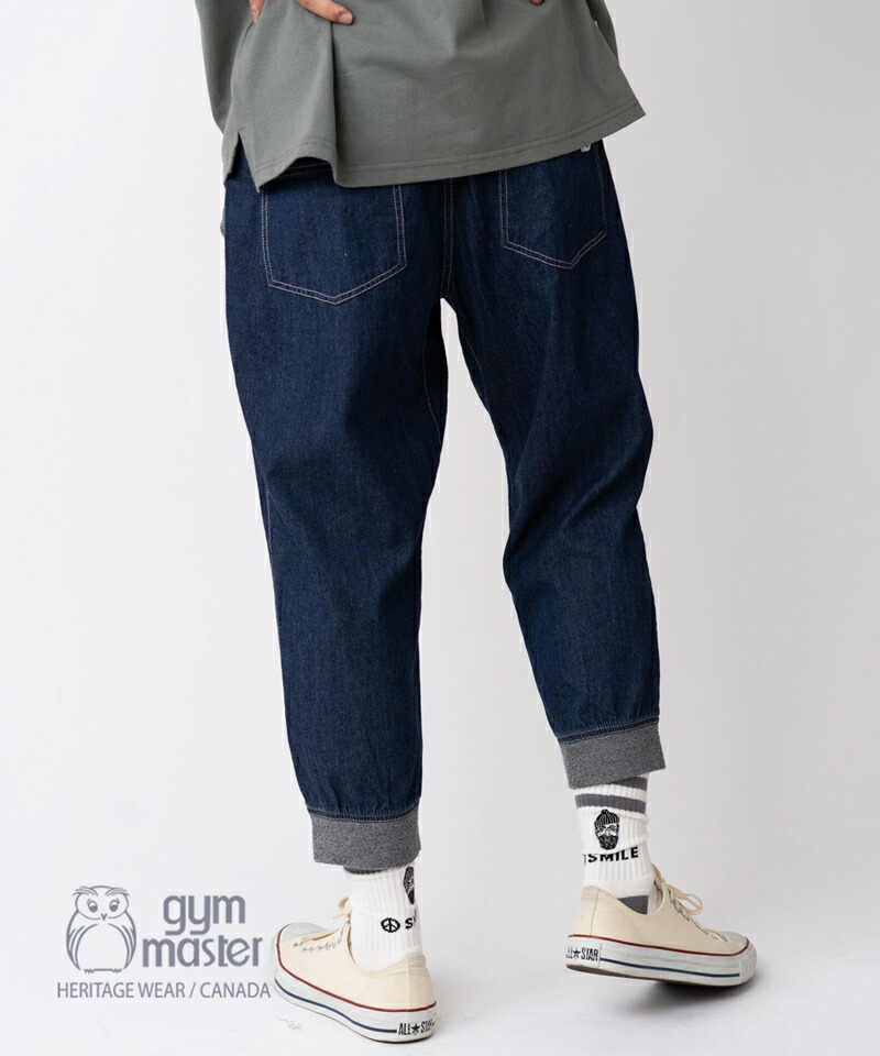 楽天市場】gym master(ジムマスター）G121341 デニムリブクロップド