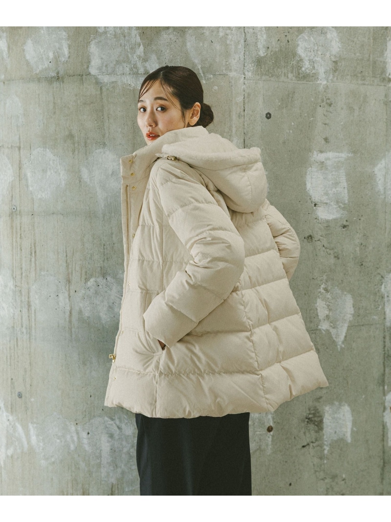 楽天市場】【SALE／50%OFF】ウツクシルエット撥水ダウンコート/497165