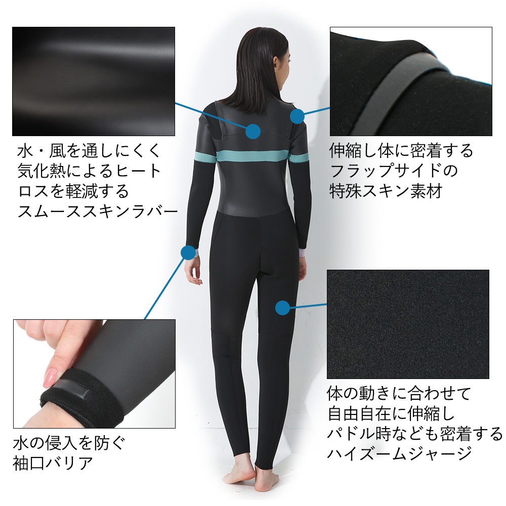 楽天市場】[開始4時間限定ｸｰﾎﾟﾝ]FELLOW ウェットスーツ フルスーツ 3mm