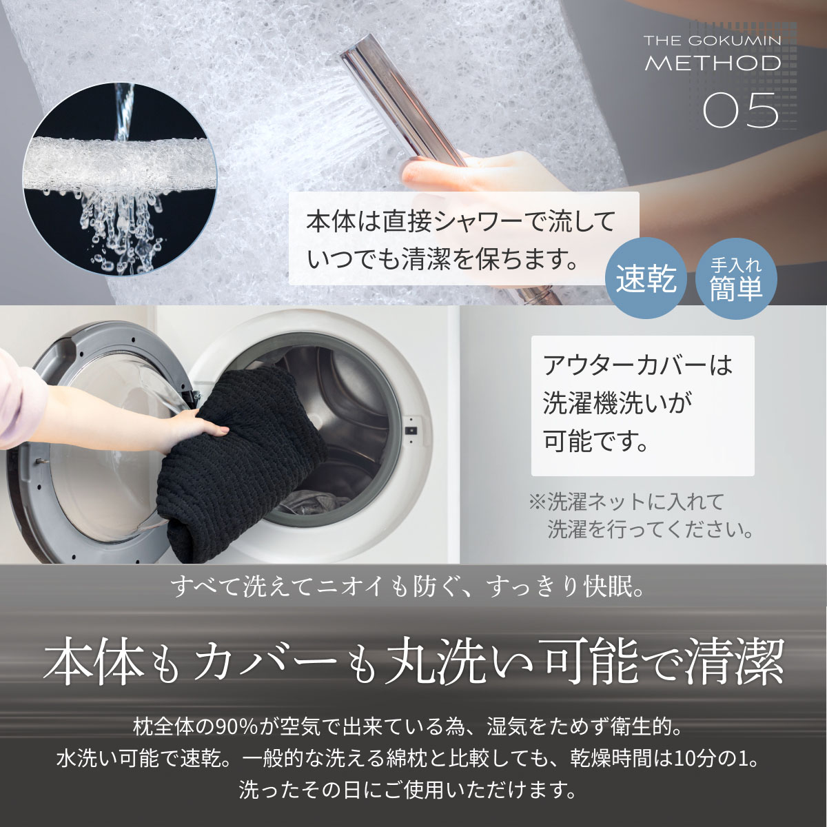 楽天市場】【楽天1位】 ジェル × ファイバー 洗える まくら ファイバー