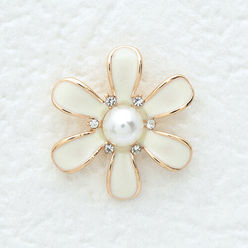 楽天市場】ブローチ 花 パール ホワイト フラワー かわいい レディース
