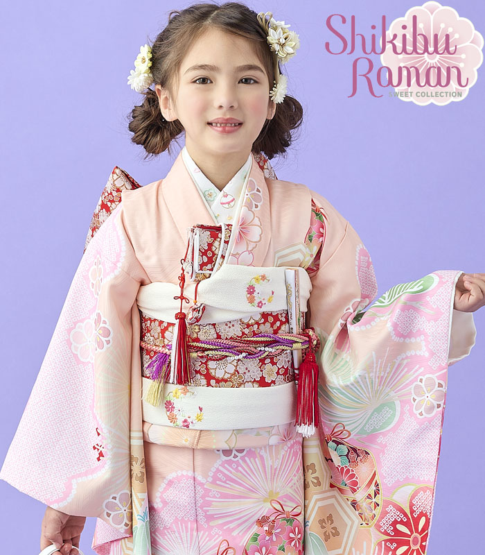 七五三7歳❣️可愛い桃色暈し太鼓菊金彩煌びやか極めてる❣️完全フルセット秀品 楽天市場】 七五三 > ブランド > 式部浪漫 > 7歳着物フルセット