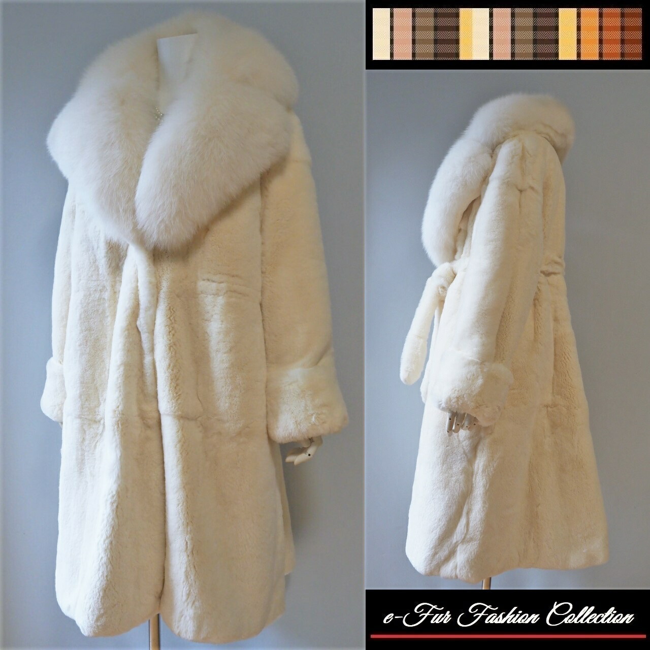 楽天市場】柔らかい雰囲気☆冬のミルキーホワイトフォックスファー