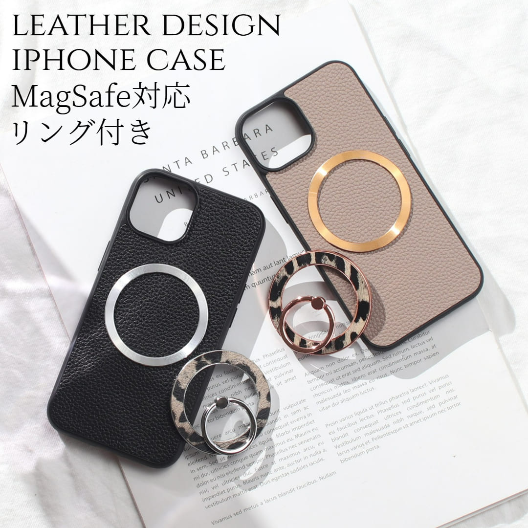 楽天市場】iphone16 ケース リング付き magsafe マグセーフ iphone16e