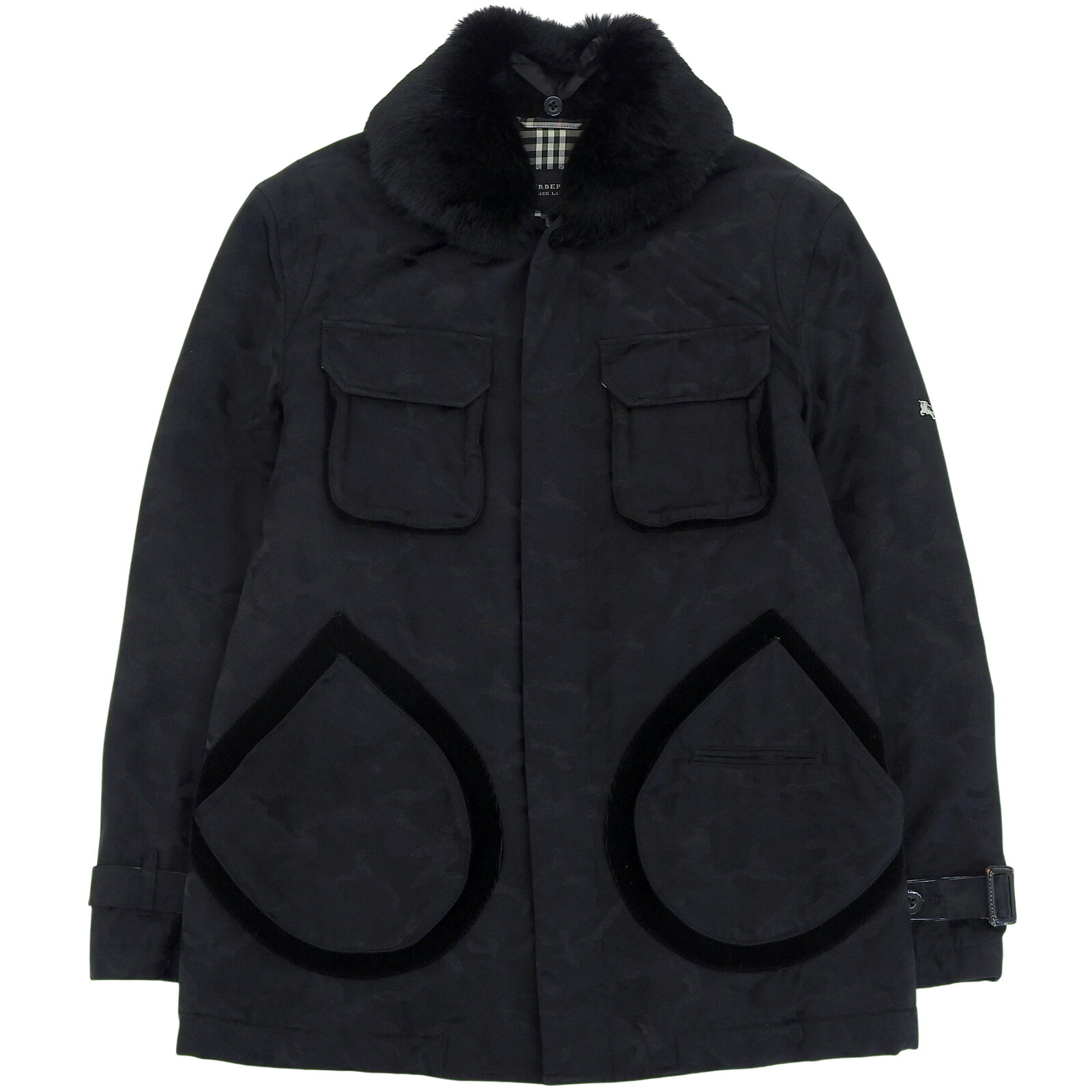 楽天市場】バーバリー ブラックレーベル ラビットファーの通販