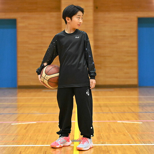 楽天市場】HXB SWEAT PANTS【QUICKLY】BLACK×WHITE バスケットボール