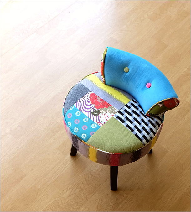 楽天市場】椅子 クッションチェア スツール 丸椅子 かわいい 可愛い