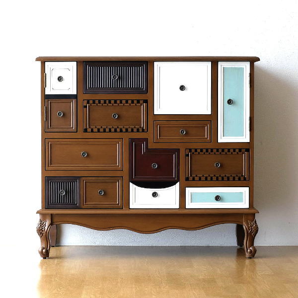 楽天市場】チェスト 木製 おしゃれ アンティーク レトロ かわいい