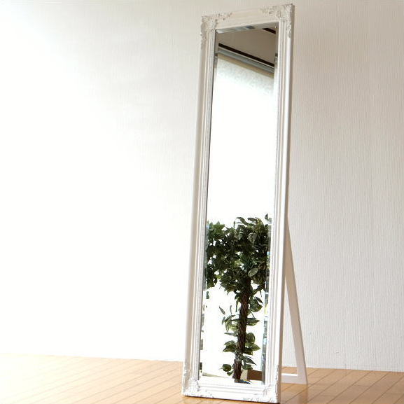 楽天市場】スタンドミラー アンティーク 姿見 全身鏡 おしゃれ 姿見鏡