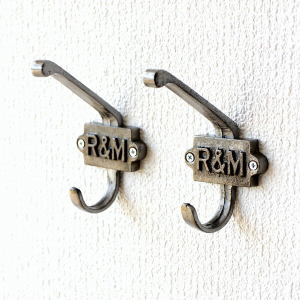 楽天市場】フック 壁 壁掛け ウォールフック アイアン おしゃれ 2個