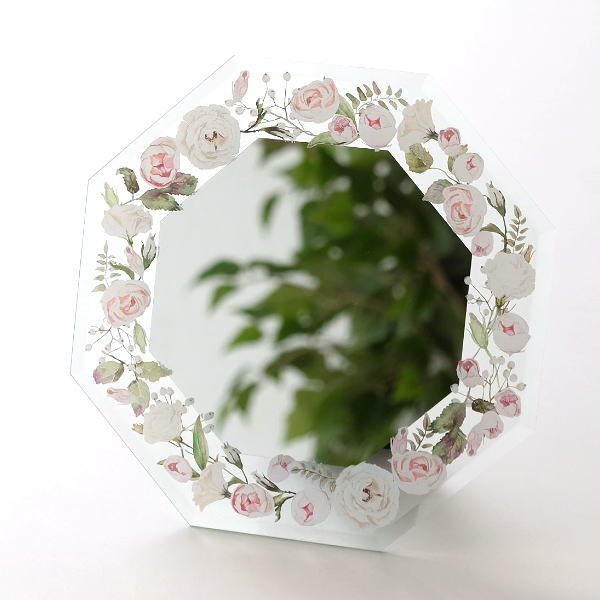 楽天市場】鏡 八角ミラー 壁掛け おしゃれ 卓上 壁掛けミラー ウォール