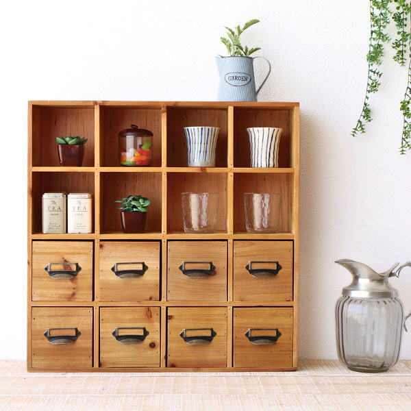 楽天市場】ミニキャビネット 飾り棚 コレクション棚 おしゃれ スパイス