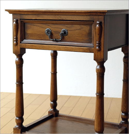 楽天市場】電話台 ファックス台 アンティーク おしゃれ スリム 木製