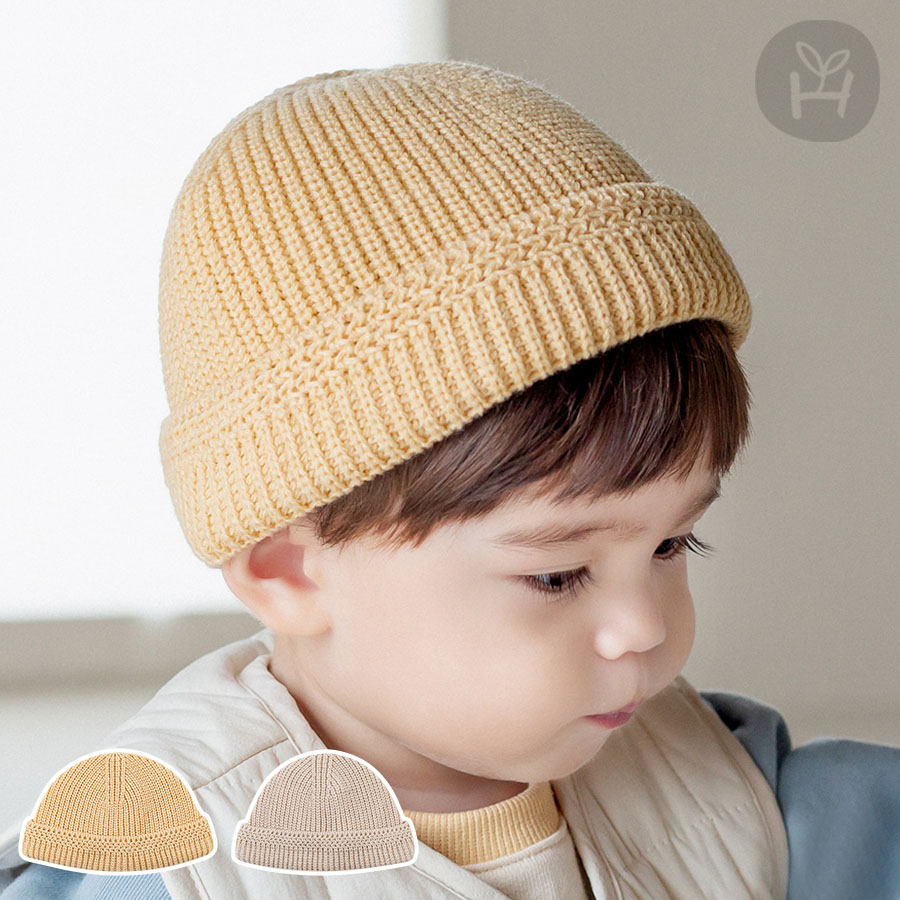 楽天市場】ロアス ニット帽 ベビー ロールアップ ビーニー 赤ちゃん