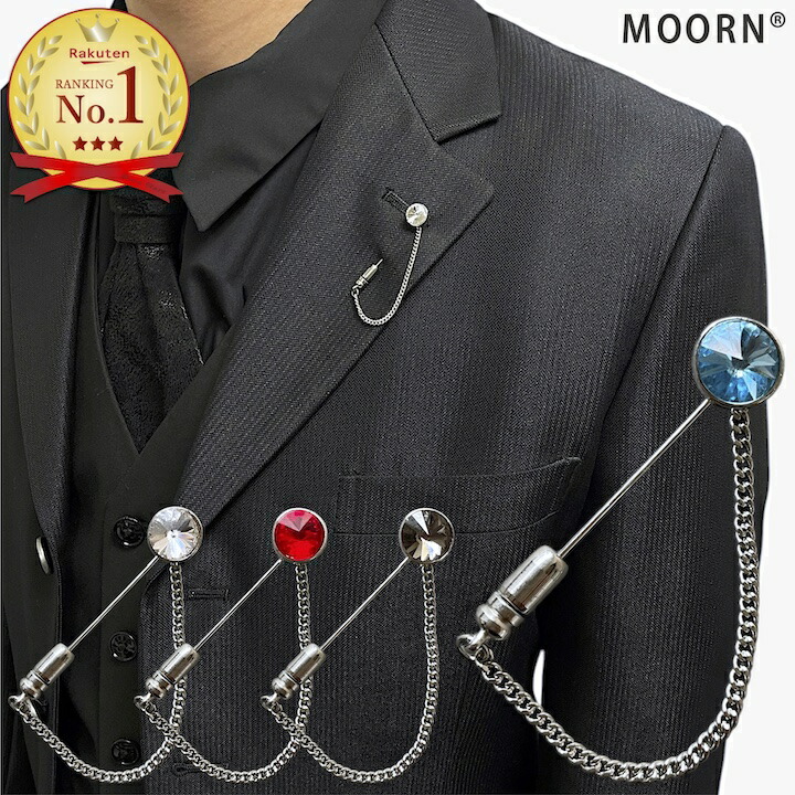 楽天市場】【LINE友だち200円引き対象】ラペルピン 一粒 クリスタル