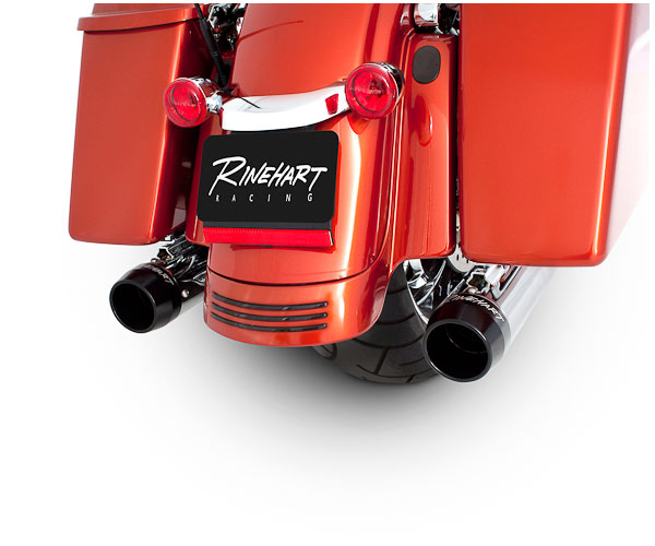 楽天市場】RINEHART ツーリングモデル用マフラー 3.5インチ クローム