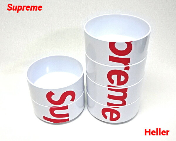楽天市場】【Supreme 23ss Heller Bowls Set of 6 White シュプリーム