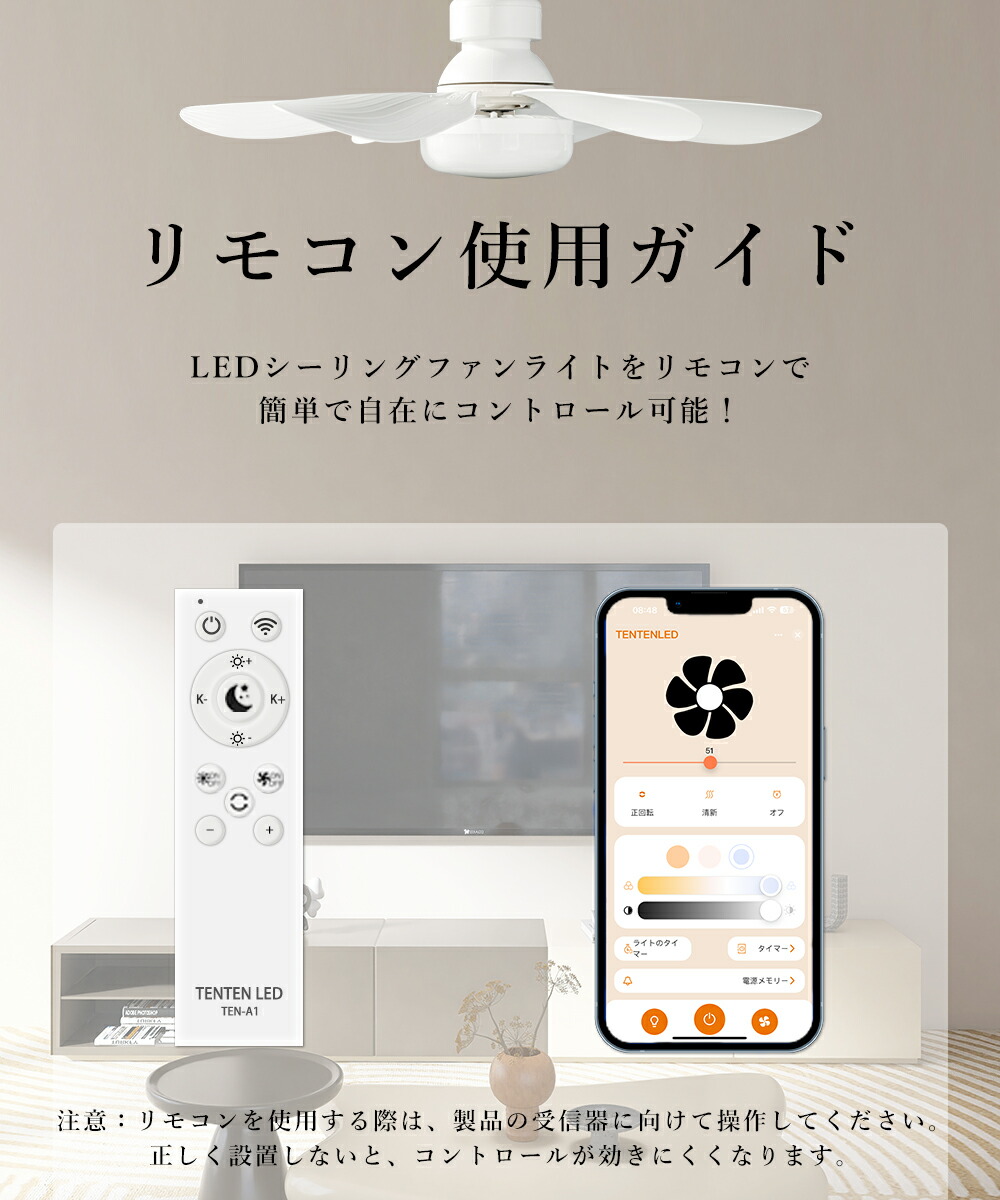 楽天市場】シーリングファン シーリングファンライト リモコン付き