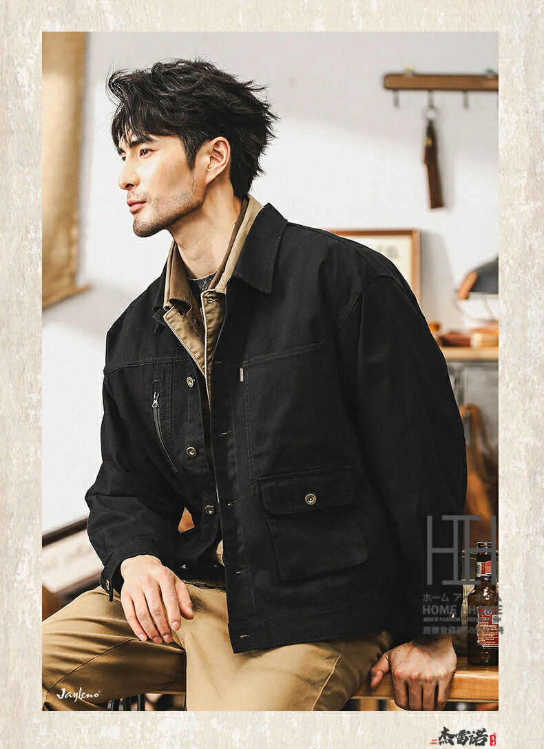 楽天市場】ワークシャツ シャツジャケット カバーオール メンズ 長袖