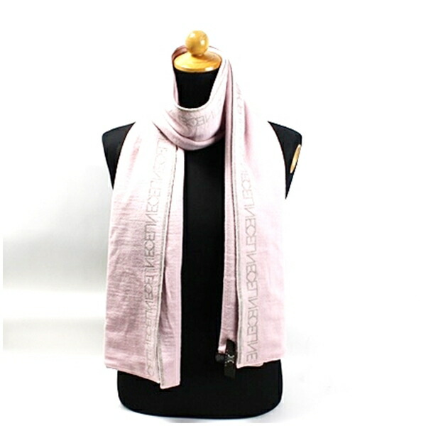 楽天市場】セリーヌ リバーシブル マフラー ピンク×グレー 174×38