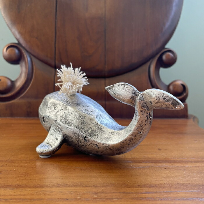 楽天市場】【東洋石創】置物 オブジェ（くじら）11075【インテリア置物