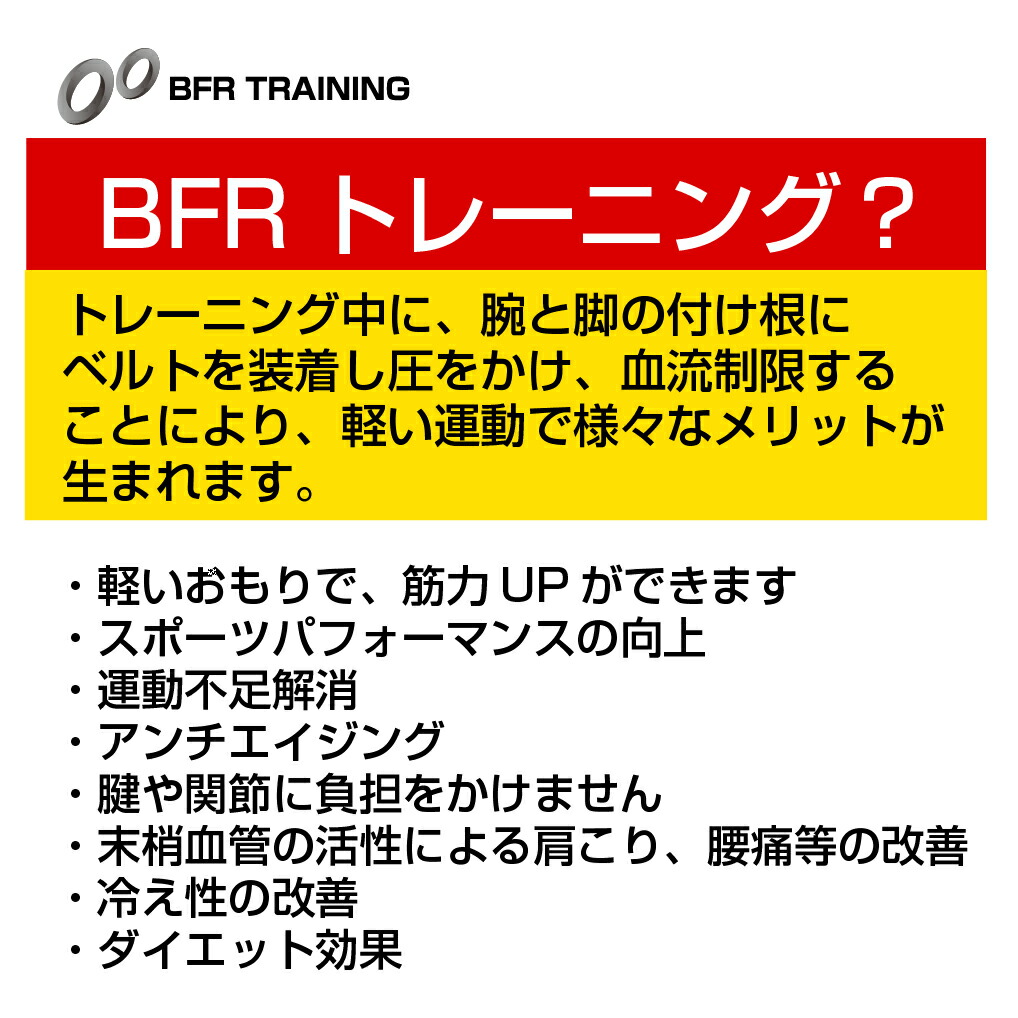 楽天市場】加圧ベルト BFRトレーニング マイベルト（血流制限