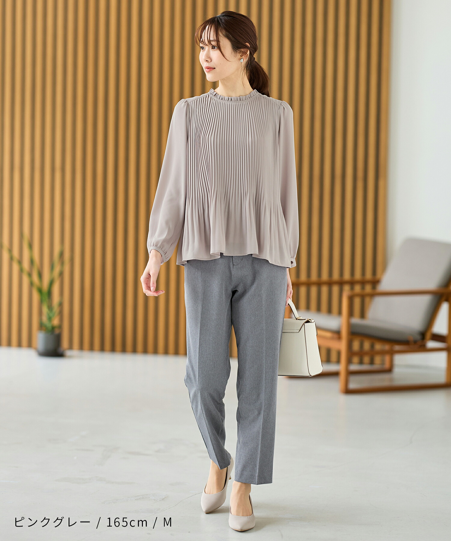 楽天市場】【期間限定価格♪】トップス ブラウス 長袖 オフィス きれい