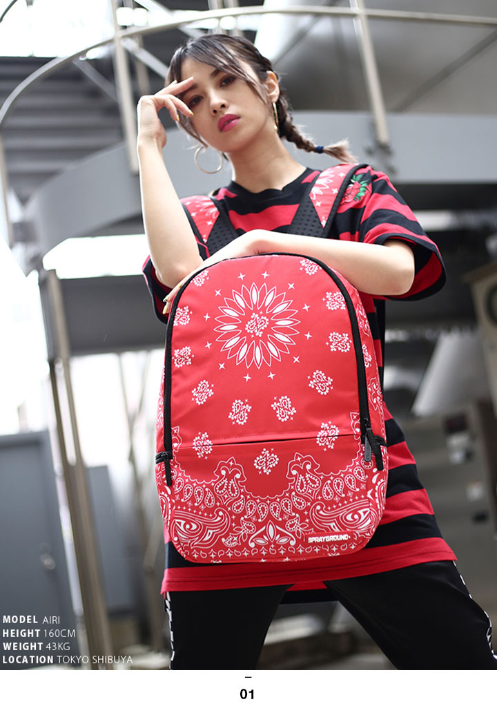 楽天市場】SPRAY GROUND バッグ メンズ レディース 春夏秋冬用 赤