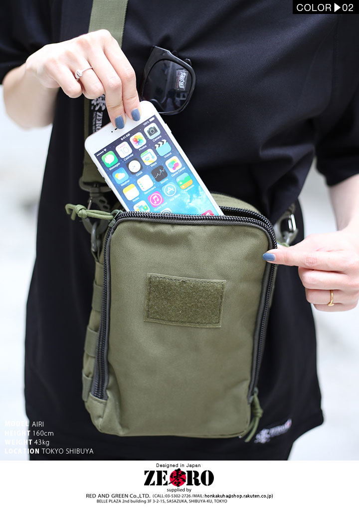 楽天市場】バッグ 零 ZERO ミニ ショルダーバッグ サコッシュ ポーチ