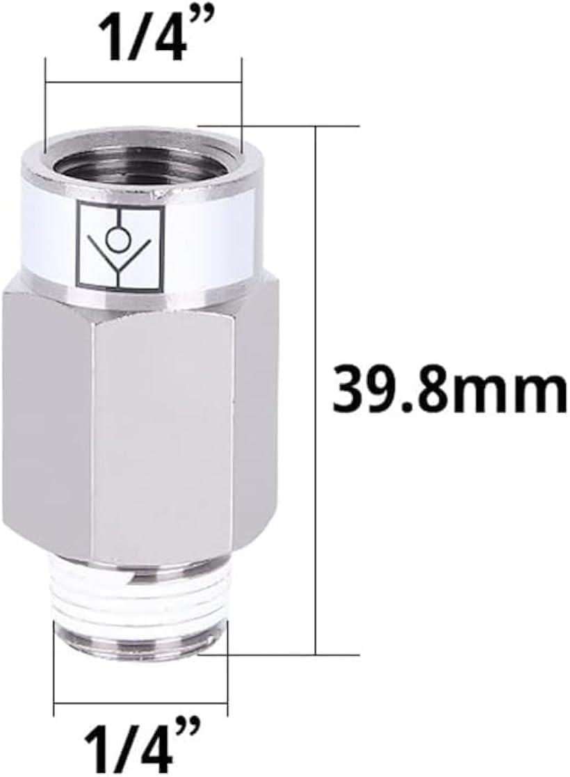 楽天市場】1/4NPTチェックバルブ エアサス逆止弁 コンプレッサー用 DIY