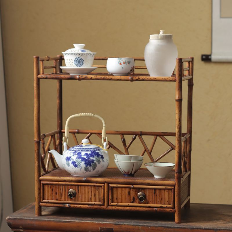 楽天市場】清境Craft 天然竹製 竹枠 おしゃれ ナチュラル お茶 整理