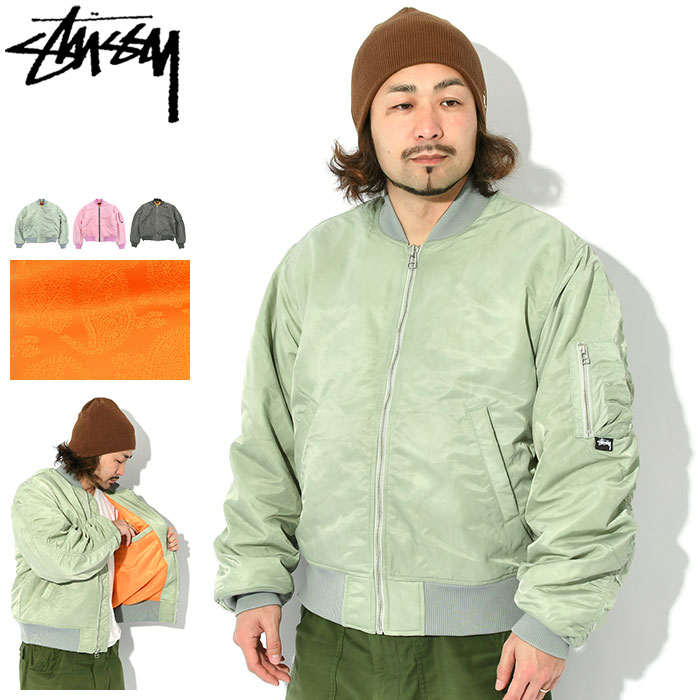 楽天市場】ステューシー STUSSY ジャケット メンズ Dyed Nylon Bomber