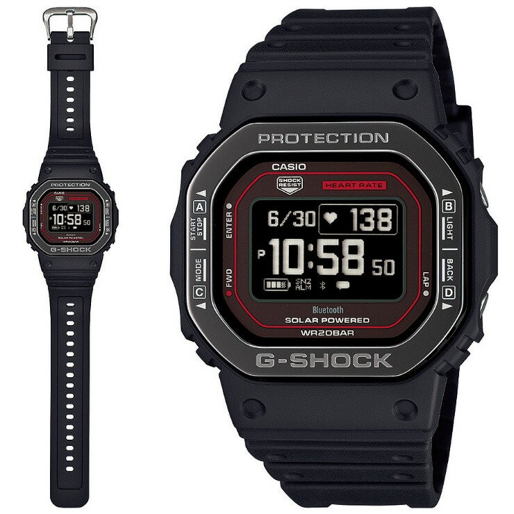 楽天市場】G-SHOCK G-SQUAD メタルベゼル DW-H5600MB-1A4JR ブラック