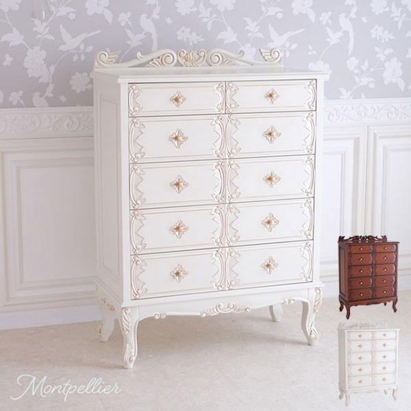 楽天市場】チェスト タンス たんす 小物 収納 引出 5段 ホワイト 白 姫