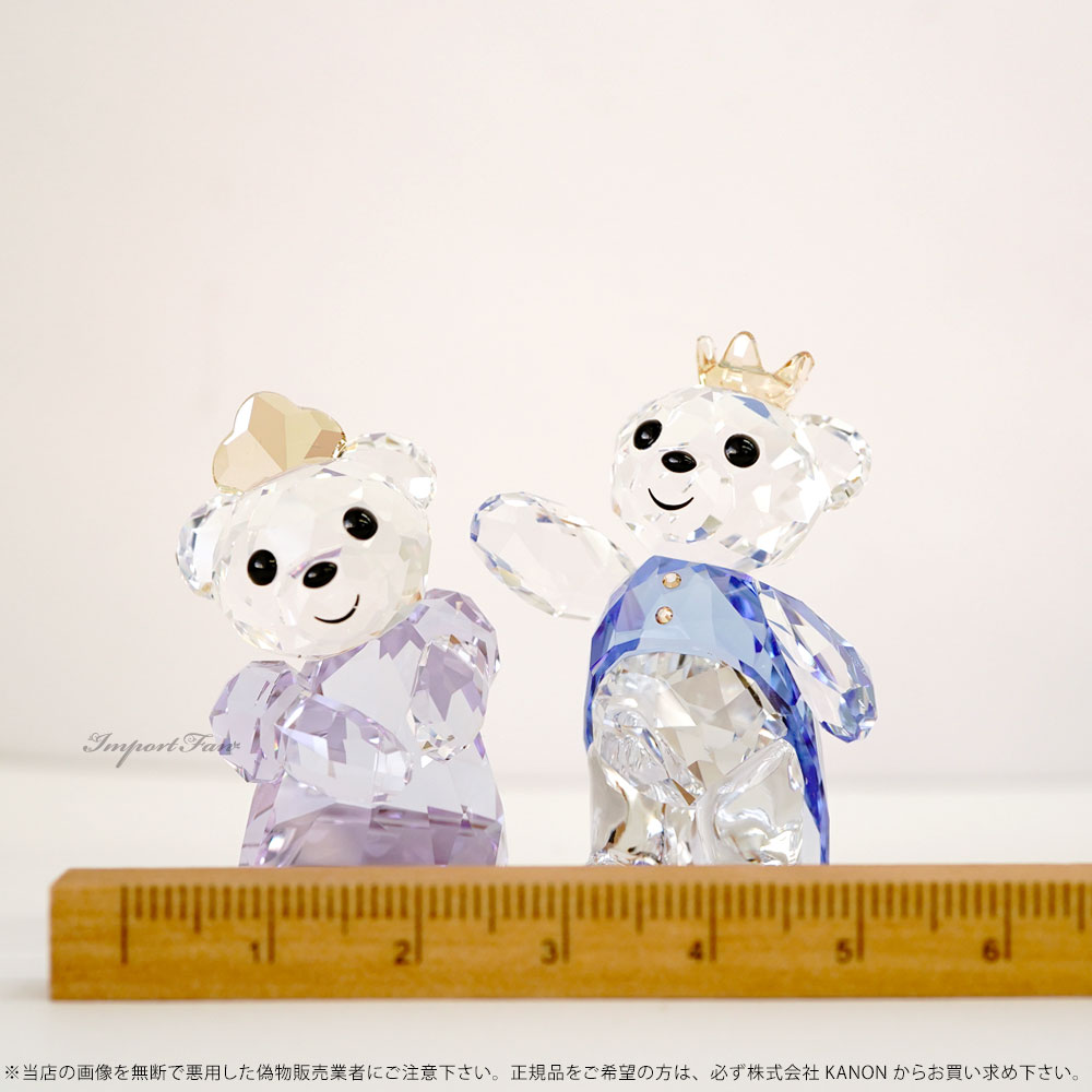 楽天市場】スワロフスキー カップル クリスベア 王子様とお姫様