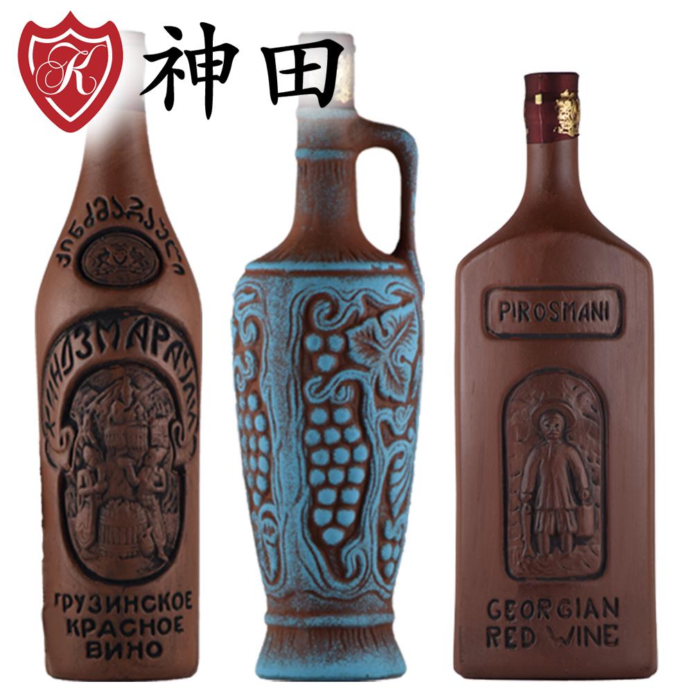 楽天市場】陶器ボトル ワインセット ジョージアワイン 送料無料