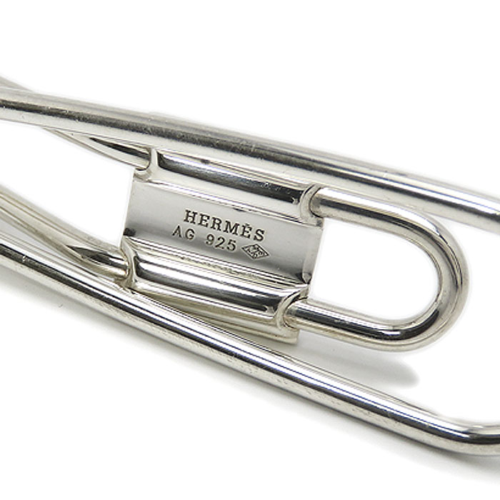 楽天市場】HERMES エルメス カデナ マネークリップ AG925 シルバー SV