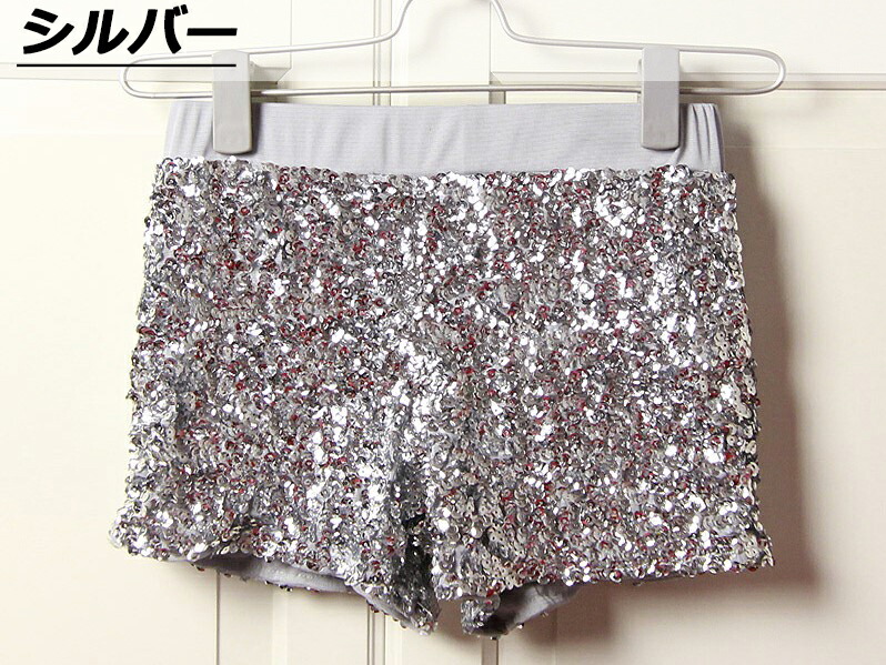 楽天市場】スパンコール ショートパンツ 短パン ショーパン ホット