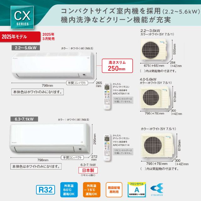 楽天市場】【工事費込セット（商品＋基本工事）】 [S255ATCS-W] CX