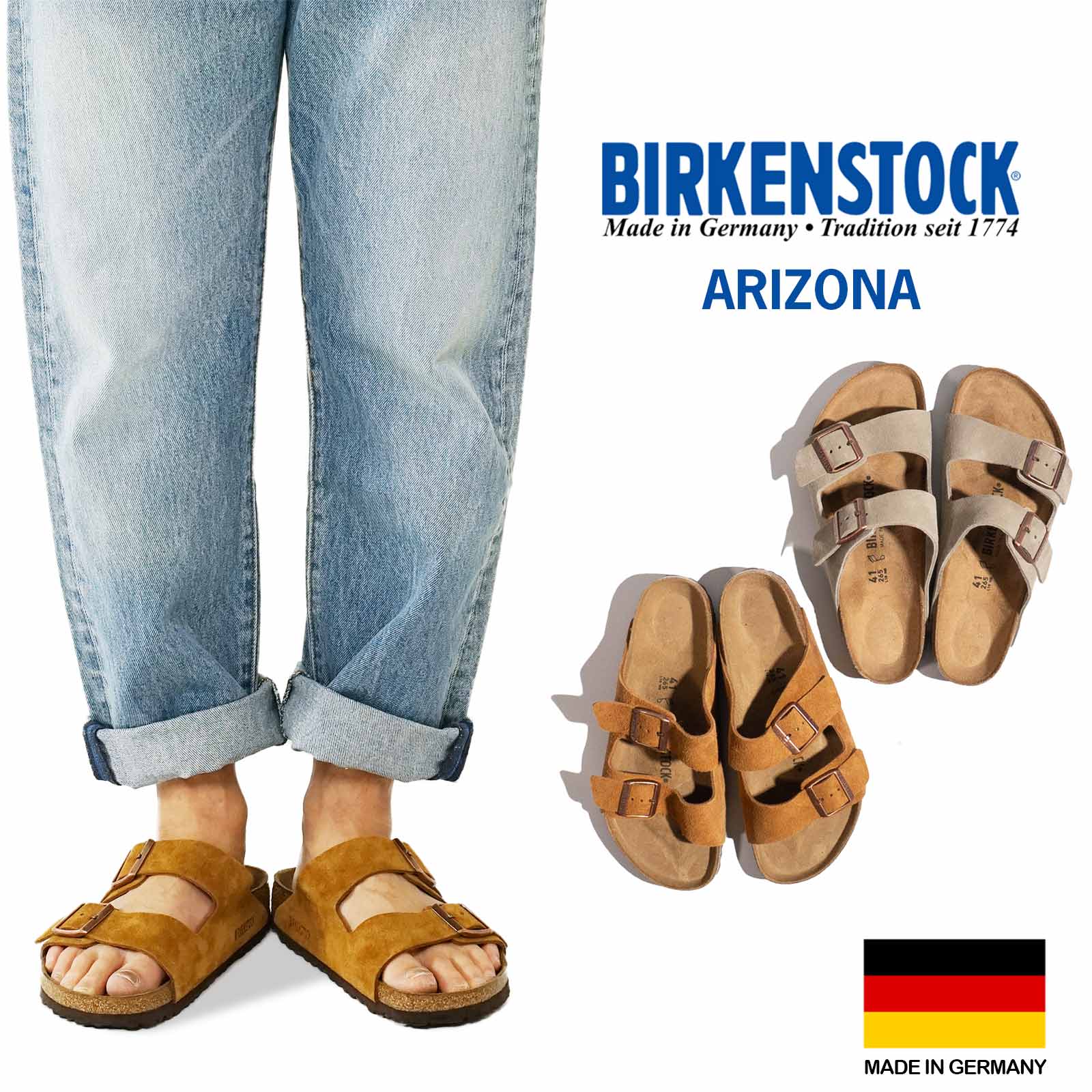 楽天市場】ビルケンシュトック BIRKENSTOCK アリゾナ ｜ メンズ