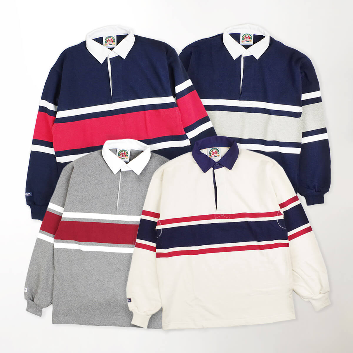 楽天市場】バーバリアン BARBARIAN クラシック ラグビーシャツ