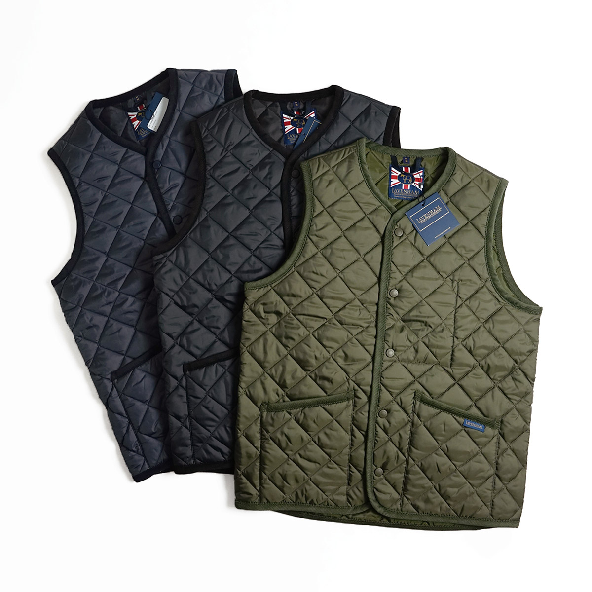 楽天市場】ラベンハム LAVENHAM キルティング ベスト ソーンハム