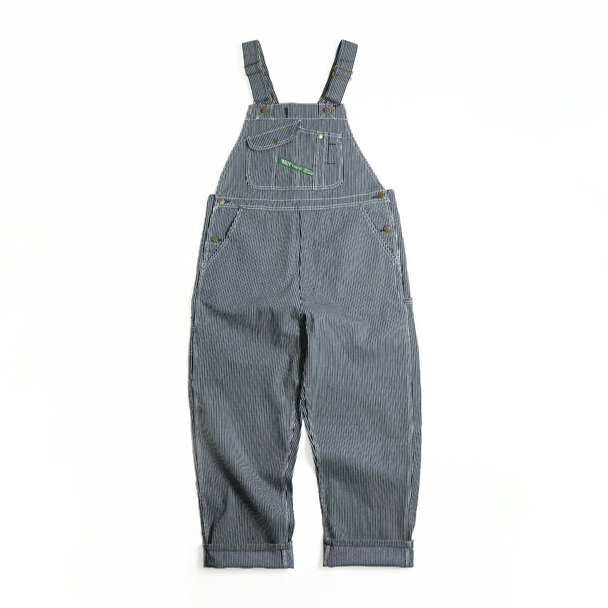 楽天市場】キー KEY ヒッコリーストライプ ビブ オーバーオール ｜ 273