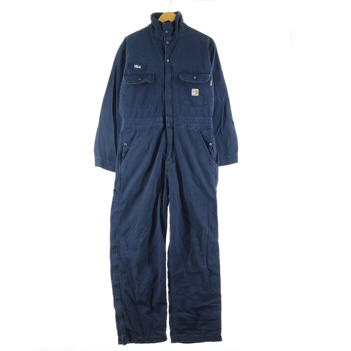 カーハート ライナー付ツナギ 美品 USA製 17067 Carhartt Carhartt