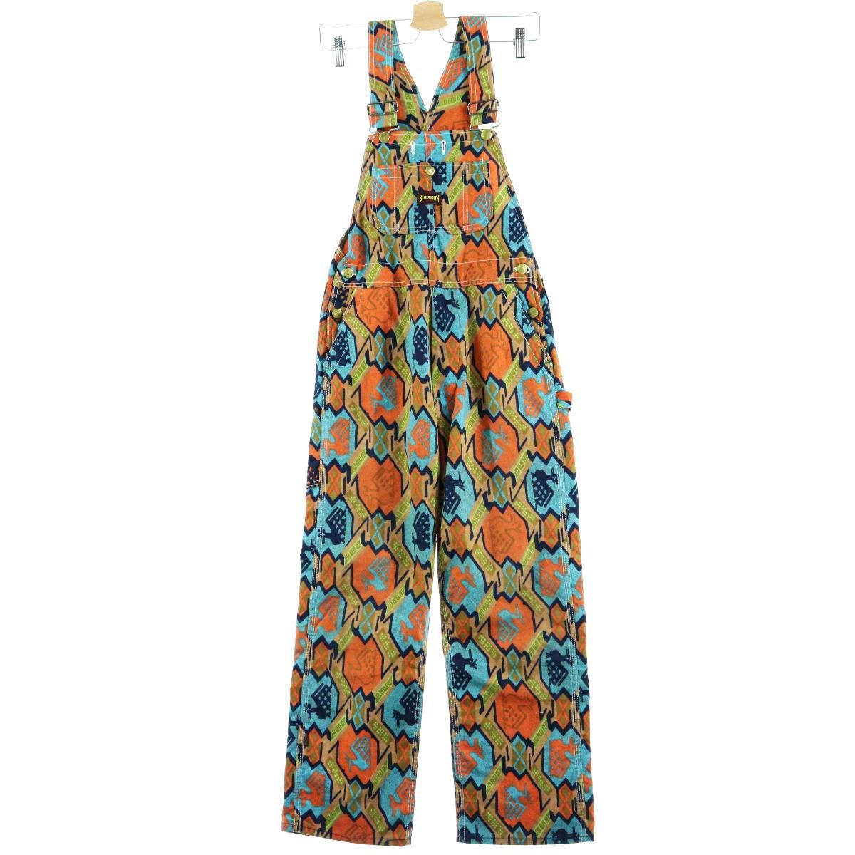 楽天市場】70年代 ビッグスミス Big Smith 総柄 派手柄 オーバーオール